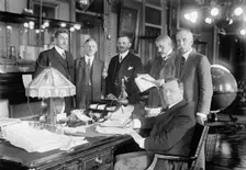 War Council, 1917. Creator: Harris & Ewing