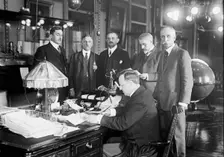 War Council, 1917. Creator: Harris & Ewing