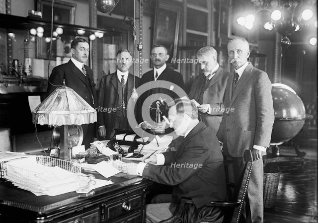 War Council, 1917. Creator: Harris & Ewing.
