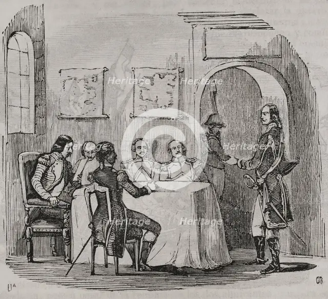 War Council of generals in 1799, (1851).  Creator: Unknown.