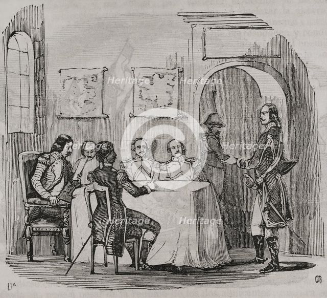 War Council of generals in 1799, (1851).  Creator: Unknown.