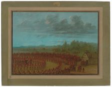 War Dance of the Saukies, 1861/1869. Creator: George Catlin