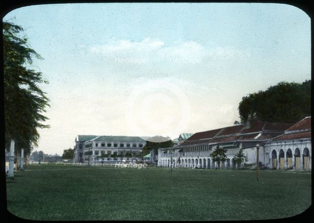 War department buildings and military college, Bangkok, Siam. Artist: Unknown