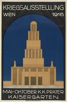 War exhibition Vienna 1916, 1916. Creator: Anonymous