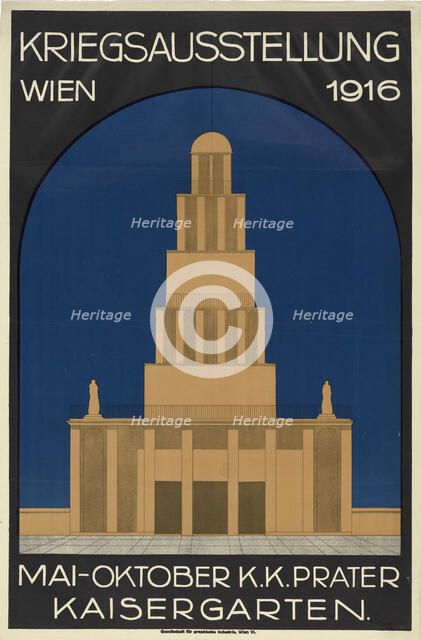 War exhibition Vienna 1916, 1916. Creator: Anonymous.