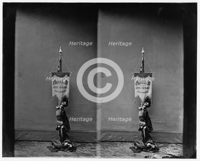 War flag of General George H. Thomas, 1865-1880. Creator: Unknown.