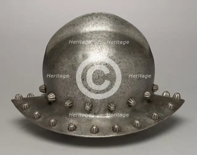 War Hat (or Kettle Hat), c. 1475-1500. Creator: Antonio Missaglia (Italian, 1416/17-1495/96), workshop of.