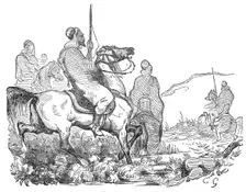 War in Morocco - Arab and Moorish Cavalry, 1844. Creator: Unknown