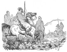 War in Morocco - Arab and Moorish Cavalry, 1844. Creator: Unknown
