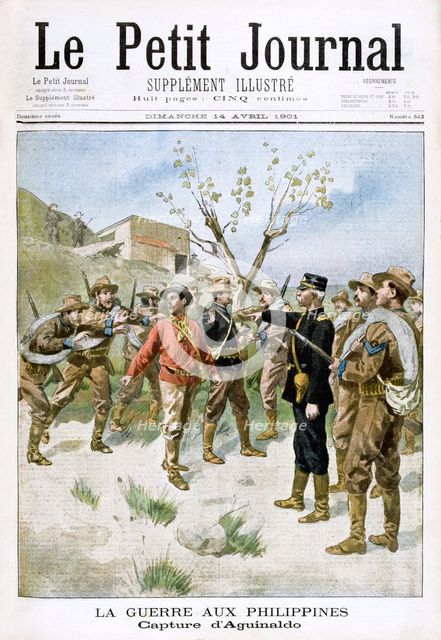 War in the Philippines, Capture d'Aguinaldo, 1901. Artist: Unknown
