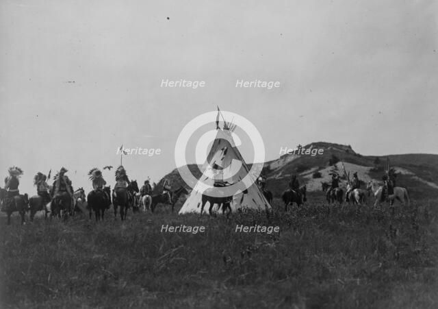 War preparation, c1907. Creator: Edward Sheriff Curtis.