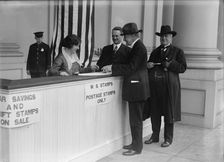 War Savings Stamps - Gillett, Frederick Huntington, Rep. from Massachusetts, 1893-1925..., 1918. Creator: Harris & Ewing