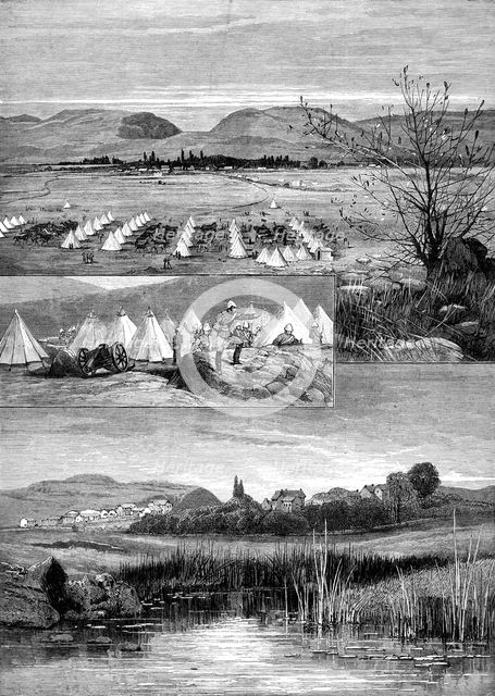 War sketches in South Africa: 1. Pretoria, capital of the Transvaal. 2. Heidelberg, Transvaal, 1881. Creator: Unknown.