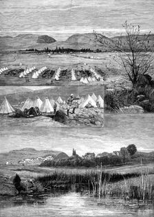 War sketches in South Africa: 1. Pretoria, capital of the Transvaal. 2. Heidelberg, Transvaal, 1881. Creator: Unknown