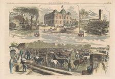 War Sketches in the Capital, 1862. Creator: Unknown