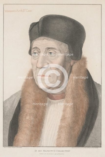 Waramus Arch Bishop of Canterbury, 1795. Creator: Francesco Bartolozzi (British, 1727-1815).