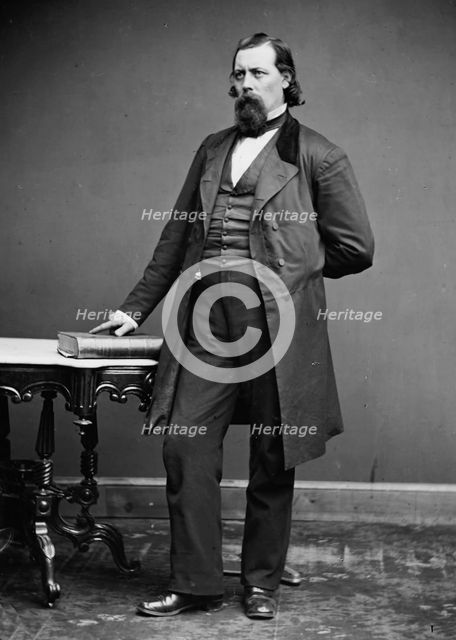 Ward Hill Lamon of Pennsylvania, between 1855 and 1865. Creator: Unknown.