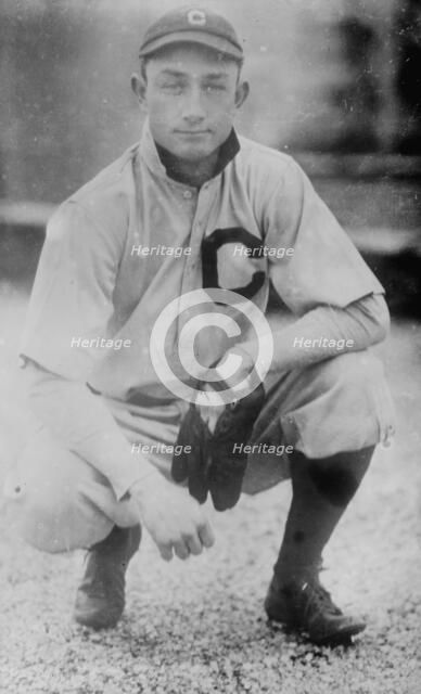 Ward McDowell, outfield prospect for Cleveland AL (baseball), 1913. Creator: Bain News Service.