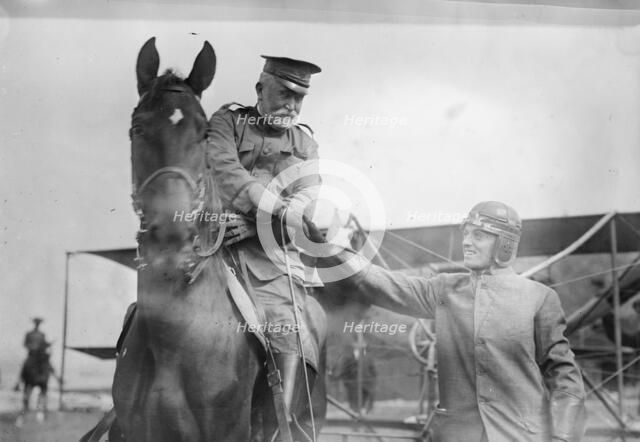 Ward says good by [i.e., goodbye] to Gen. Grant, 1911. Creator: Bain News Service.