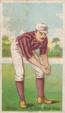 Ward, Shortstop, New York, from the "Gold Coin" Tobacco Issue, 1887. Creator: D Buchner & Co
