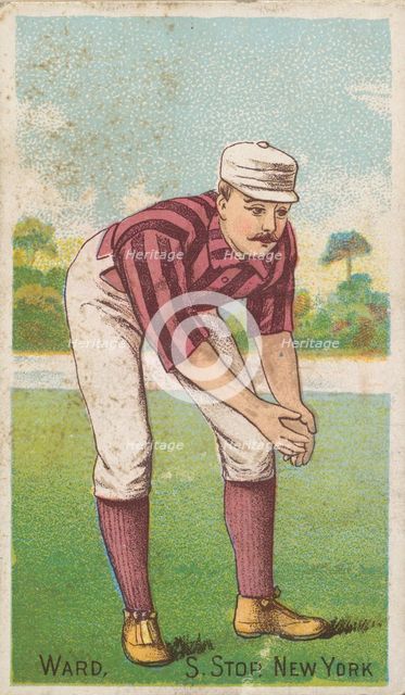 Ward, Shortstop, New York, from the "Gold Coin" Tobacco Issue, 1887. Creator: D Buchner & Co.