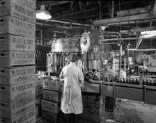 Ward & Sons soft drink bottling plant, Swinton, South Yorkshire, 1960. Creator: Michael Walters