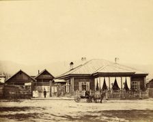 Warden's House at the Nizhniaia Kara Hard Labor Mining Works, 1891. Creator: Aleksei Kuznetsov