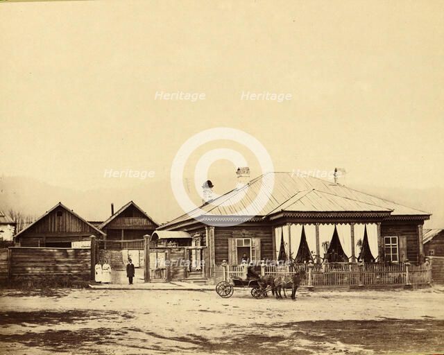 Warden's House at the Nizhniaia Kara Hard Labor Mining Works, 1891. Creator: Aleksei Kuznetsov.