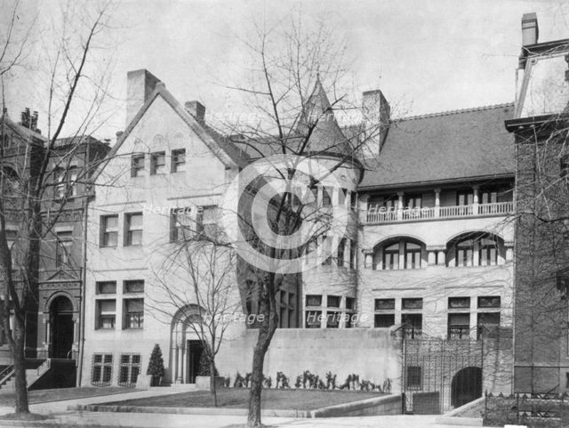 Warder House, Washington, D.C., 1900?. Creator: Frances Benjamin Johnston.