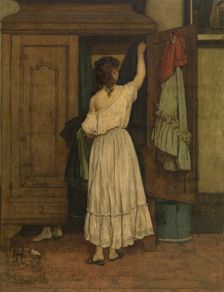 Wardrobe, 1875. Creator: Willem Linnig I