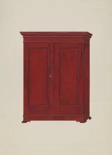 Wardrobe, c. 1937. Creator: George Fairbanks