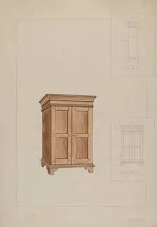 Wardrobe, c. 1937. Creator: Katherine Morris