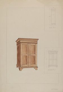 Wardrobe, c. 1937. Creator: Katherine Morris