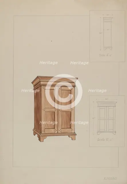 Wardrobe, c. 1937. Creator: Katherine Morris.
