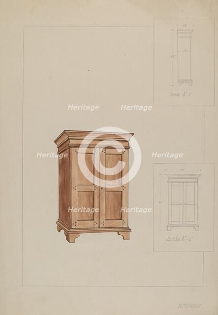Wardrobe, c. 1937. Creator: Katherine Morris.