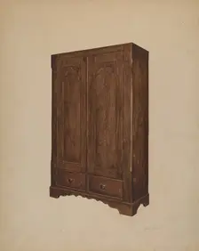 Wardrobe, c. 1939. Creator: Lee Brown