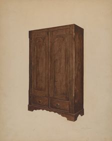 Wardrobe, c. 1939. Creator: Lee Brown