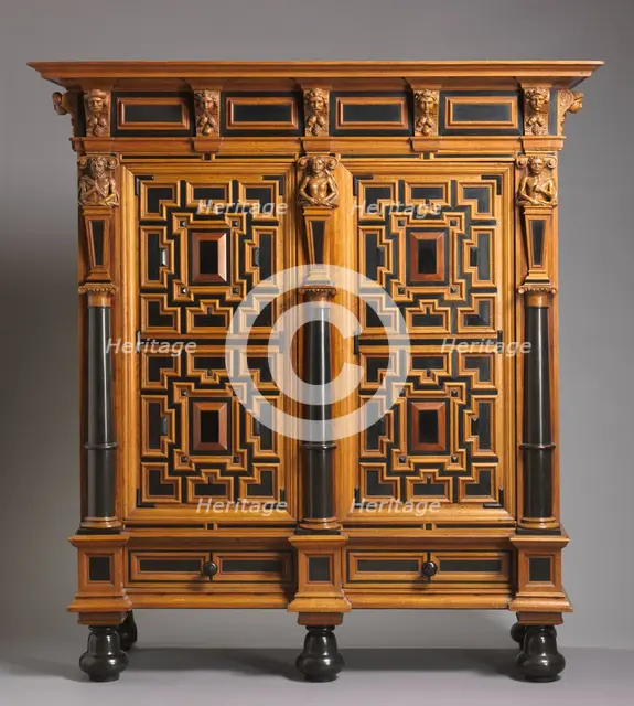 Wardrobe (Kast), c. 1625-50. Creator: Unknown.