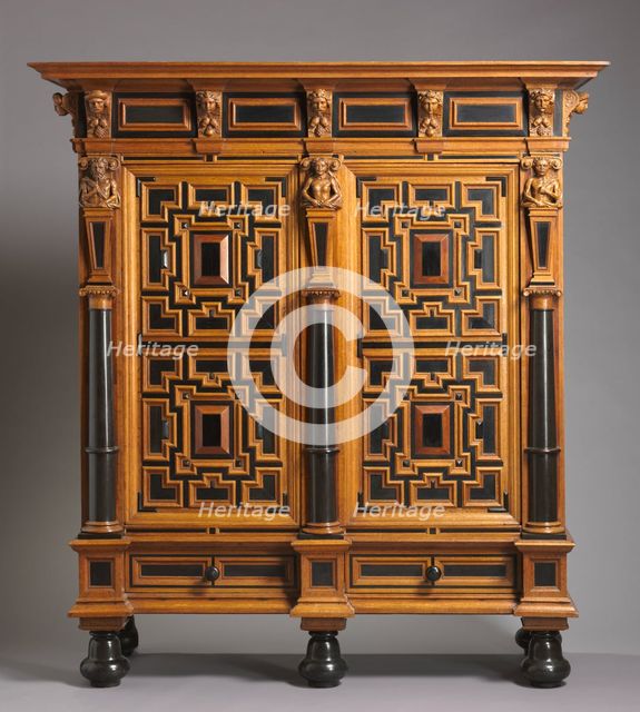 Wardrobe (Kast), c. 1625-50. Creator: Unknown.