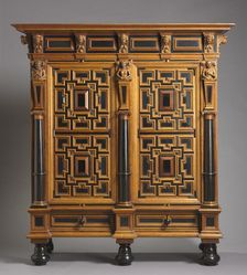 Wardrobe (Kast), c. 1625-50. Creator: Unknown