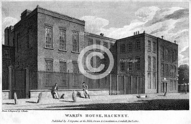 Ward's House, Hackney, London, 1805.Artist: Samuel Rawle