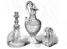 Ware of Henry II. of France - Candlestick, Ewer, Salt-Cellar, 1850. Creator: Unknown