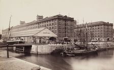 Warehouse, Waterloo Docks, Liverpool, between 1870 and 1880. Creator: Francis Frith