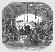 Warehouses by the Thames 1872. Creator: Gustave Doré