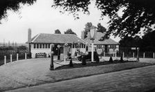 Waresley petrol station at Hartlebury 1929. Creator: Unknown