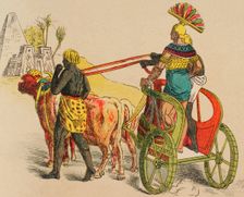 Warfare chariot, Ancient Egypt, 1881. Creator: Unknown