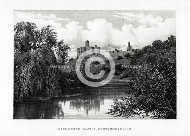 Warkworth Castle, Northumberland, 1896. Artist: Unknown