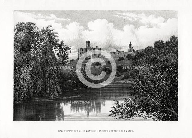 Warkworth Castle, Northumberland, 1896. Artist: Unknown