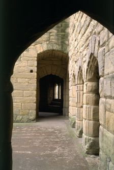 Warkworth Castle, Northumberland, 1994. Artist: J Bailey