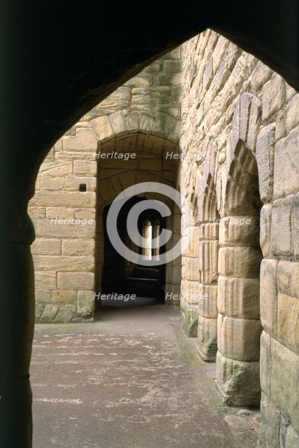 Warkworth Castle, Northumberland, 1994. Artist: J Bailey